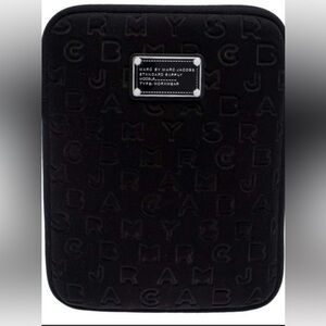 Marc Jacobs Black Embossed Tablet Sleeve